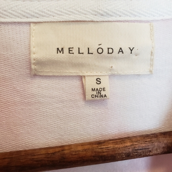 Melloday Pink Tie Dye Pullover Hoodie Sweatshirt Womens Size Small Oversized - Picture 8 of 11